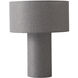 Moonlight 20 inch 14 watt Gray Table Lamp Portable Light