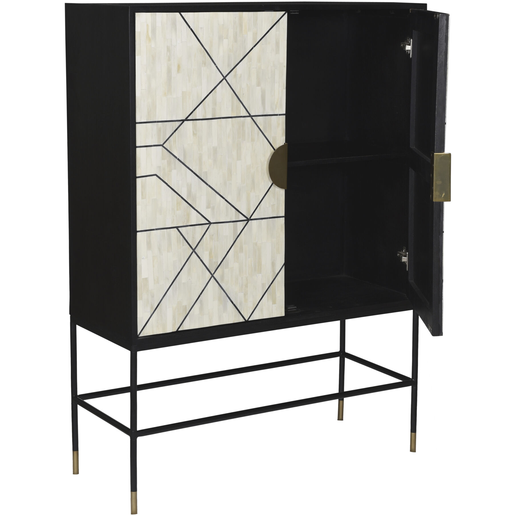 Shaws 55 X 40 inch Multicolor Cabinet