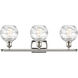Ballston Small Deco Swirl LED 26 inch Polished Nickel Bath Vanity Light Wall Light, Ballston