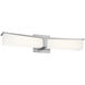 Plane LED 24 inch Brushed Nickel Bath Light Wall Light