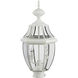 Monterey 2 Light 22 inch White Outdoor Post Top Lantern