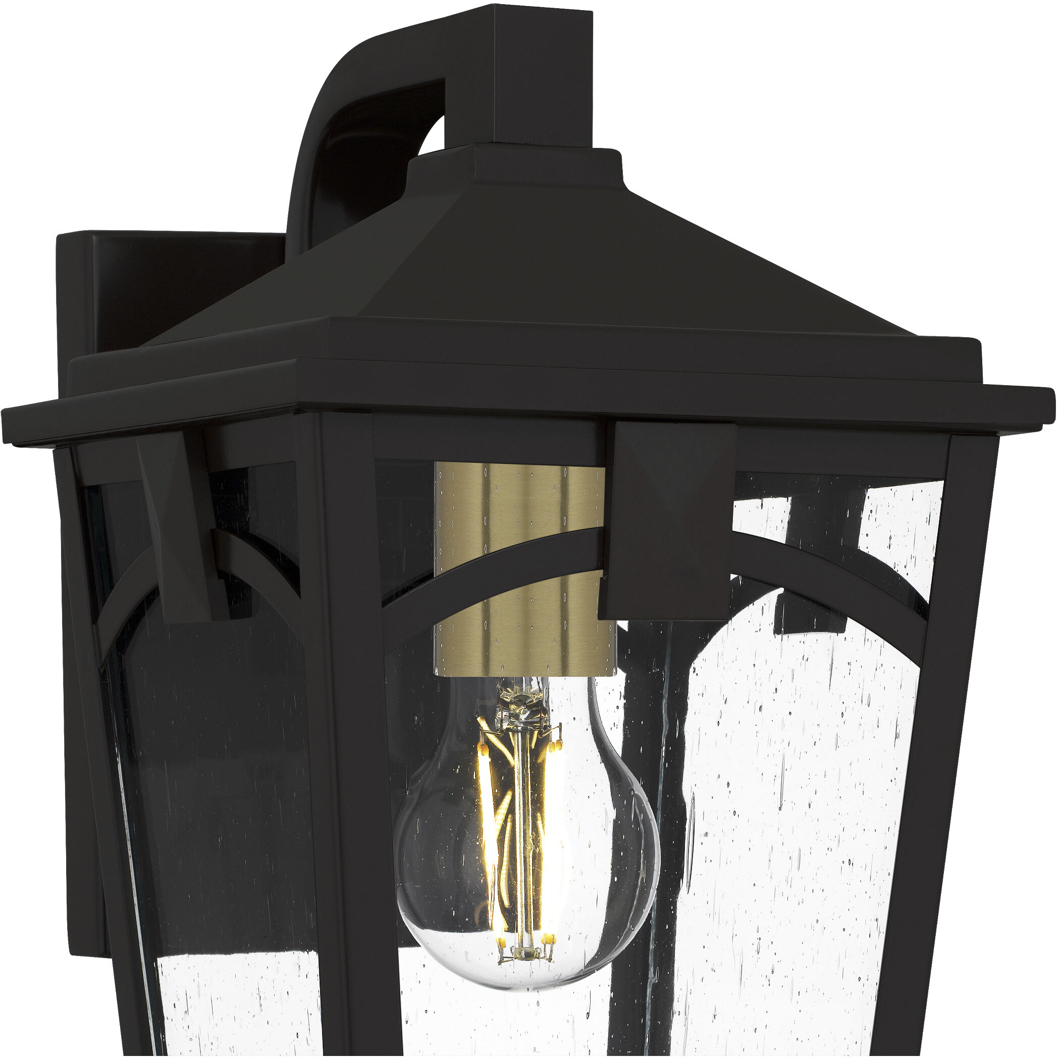 Jaxon 1 Light 12.5 inch Western Bronze Outdoor Wall Lantern