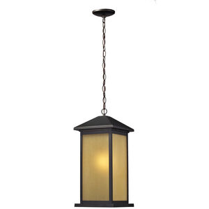 Vienna 1 Light 9.5 inch Oil Rubbed Bronze Outdoor Chain Mount Ceiling Fixture