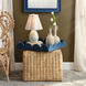 Natural Rattan 18 inch Natural Rattan Ottoman