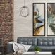 Earthly Secrets Multi and Rust and Blue and Turquoise Canvas