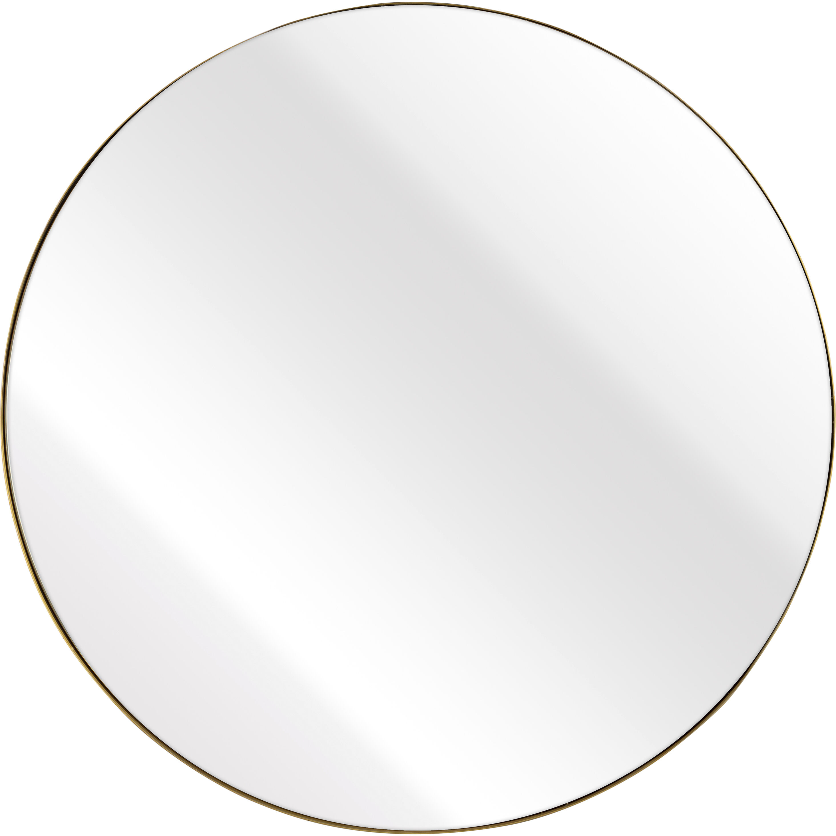 Beni 36 X 36 inch Brass Wall Mirror