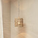 Strand 1 Light 10.5 inch Natural Pendant Ceiling Light