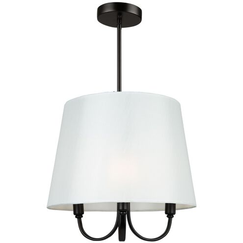 Rhythm LED 15.7 inch Black Pendant Ceiling Light