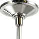 Zigrina 1 Light 5.13 inch Polished Nickel Pendant Ceiling Light