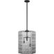 Reddick 3 Light 16 inch Matte Black Pendant Ceiling Light