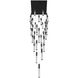 Boa LED 35 inch Black Multi Port Pendant Ceiling Light