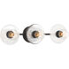 Vapors 3 Light 23.25 inch Coal Bath Light Wall Light