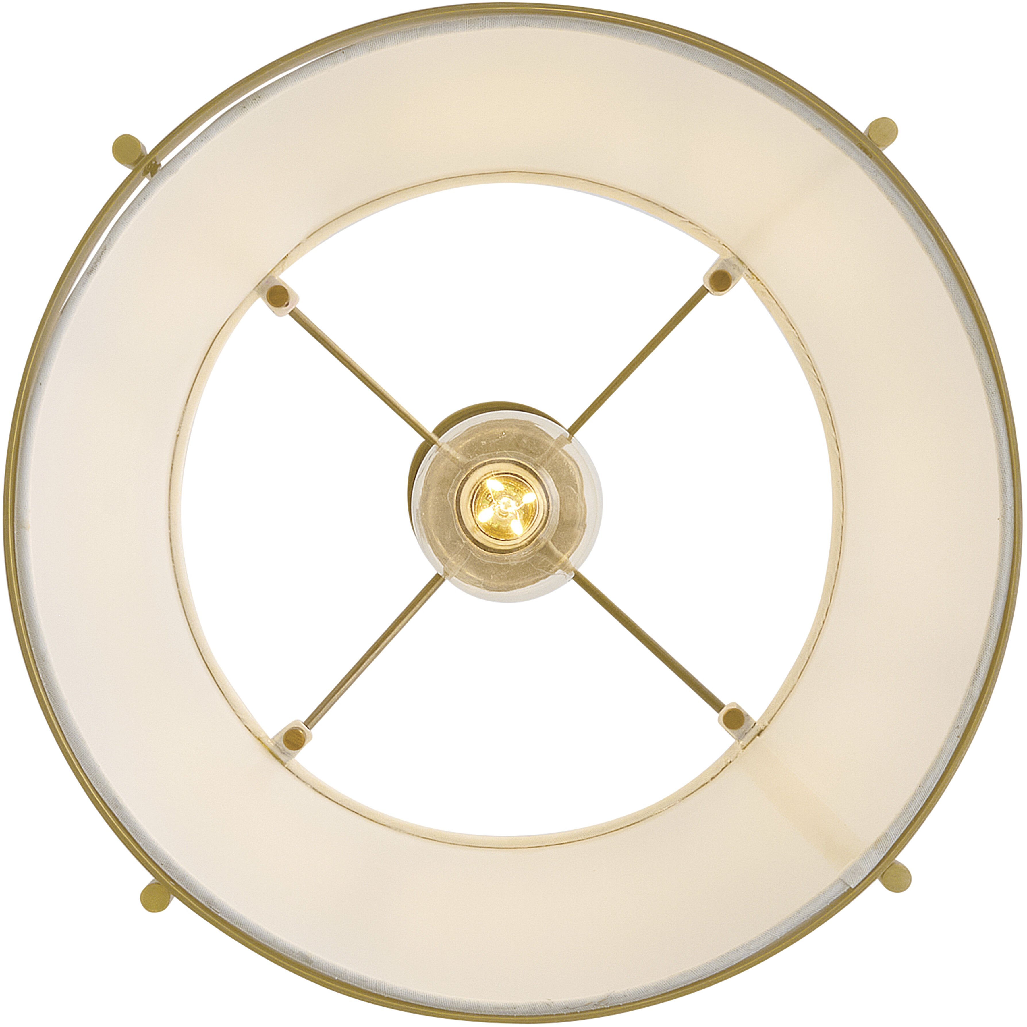 Clarke 1 Light 16.25 inch Lacquered Dark Brass Pendant Ceiling Light in Lacquered Brass with Off-White