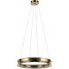 Larousse LED Champagne Bronze Chandelier Ceiling Light