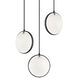Chatoyant 3 Light 13 inch Matte Black Pendant Ceiling Light