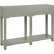 Sawyer 48 X 12 inch Evergreen Fog with Natural Console Table