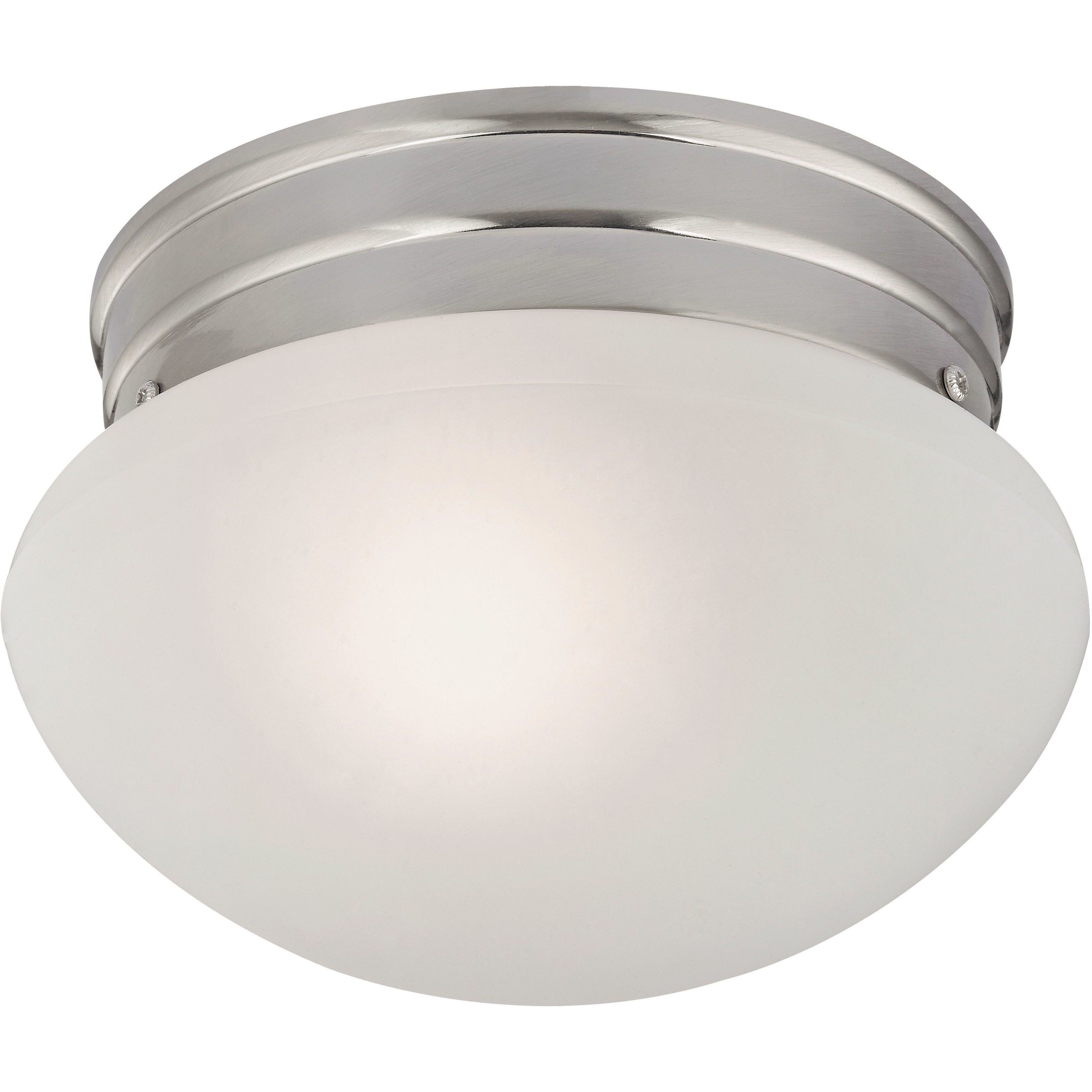 Elowen 1 Light 8 inch Brushed Nickel Flush Mount Ceiling Light