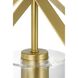 Vertex 1 Light 12 inch Brushed Gold Foyer Light Ceiling Light