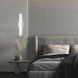 Aero 2 Light 5 inch Textured White with Brushed Nickel Accent ADA ADA Wall Sconce Wall Light