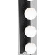 Sean Lavin Orbel 5 Light 40.9 inch Matte Black Bath Vanity Wall Light
