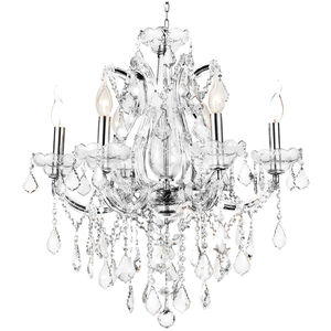 Maria Theresa 6 Light 24 inch Chrome Up Chandelier Ceiling Light