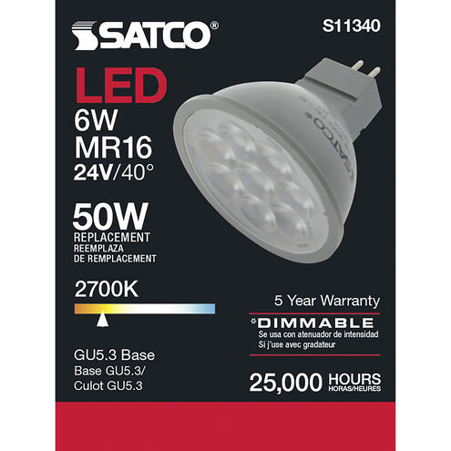 Lumos LED MR16 6.00 watt 2700K Light Bulb