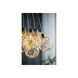 Drop Globes LED 21.3 inch Clear Chandelier Ceiling Light