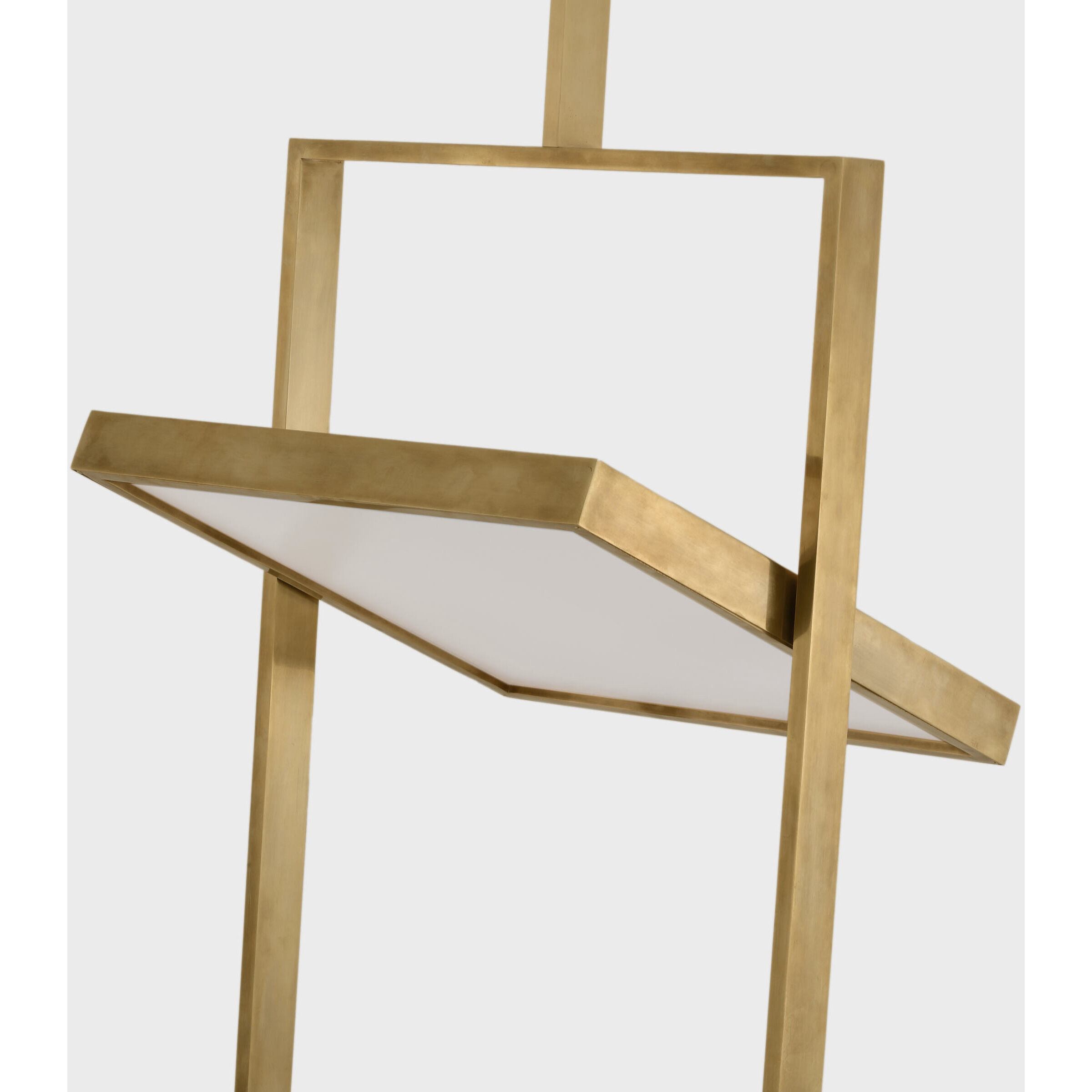 Lauren Rottet Entoure LED 17.25 inch Hand-Rubbed Antique Brass Rotating Pendant Ceiling Light