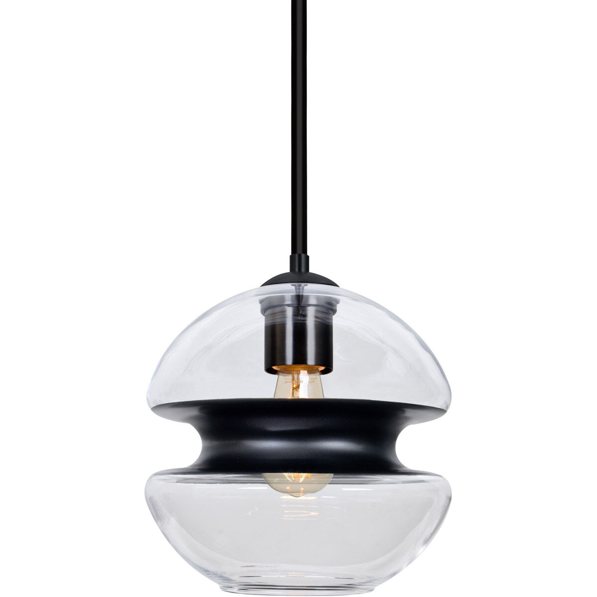 Hula 8 1 Light Black Pendant Ceiling Light