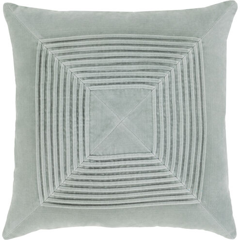 Akira 22 X 22 inch Pale Blue Pillow Kit, Square