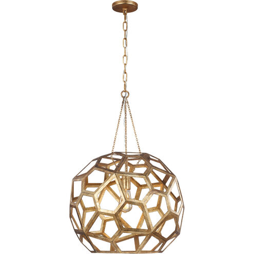 AH by Alexa Hampton Feccetta 1 Light 20.5 inch Antique Gild Pendant Ceiling Light