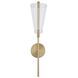 Mulberry 5.38 inch Brushed Gold Wall Sconce Wall Light