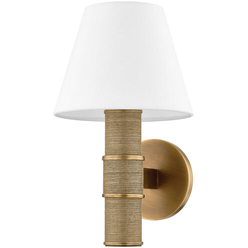 Denton 1 Light 7.75 inch Patina Brass Wall Sconce Wall Light