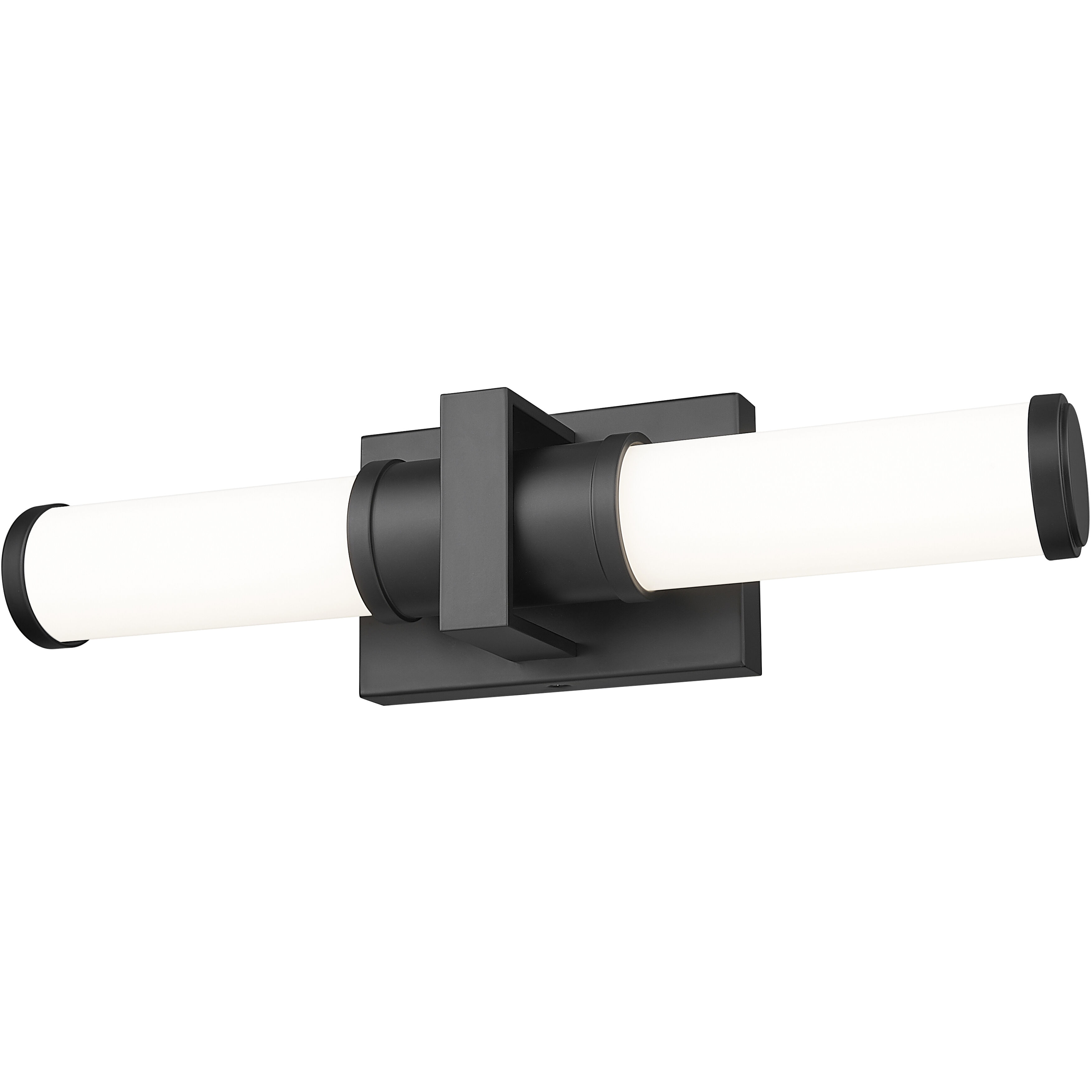 Idris LED 18.5 inch Matte Black Bath Vanity Wall Light