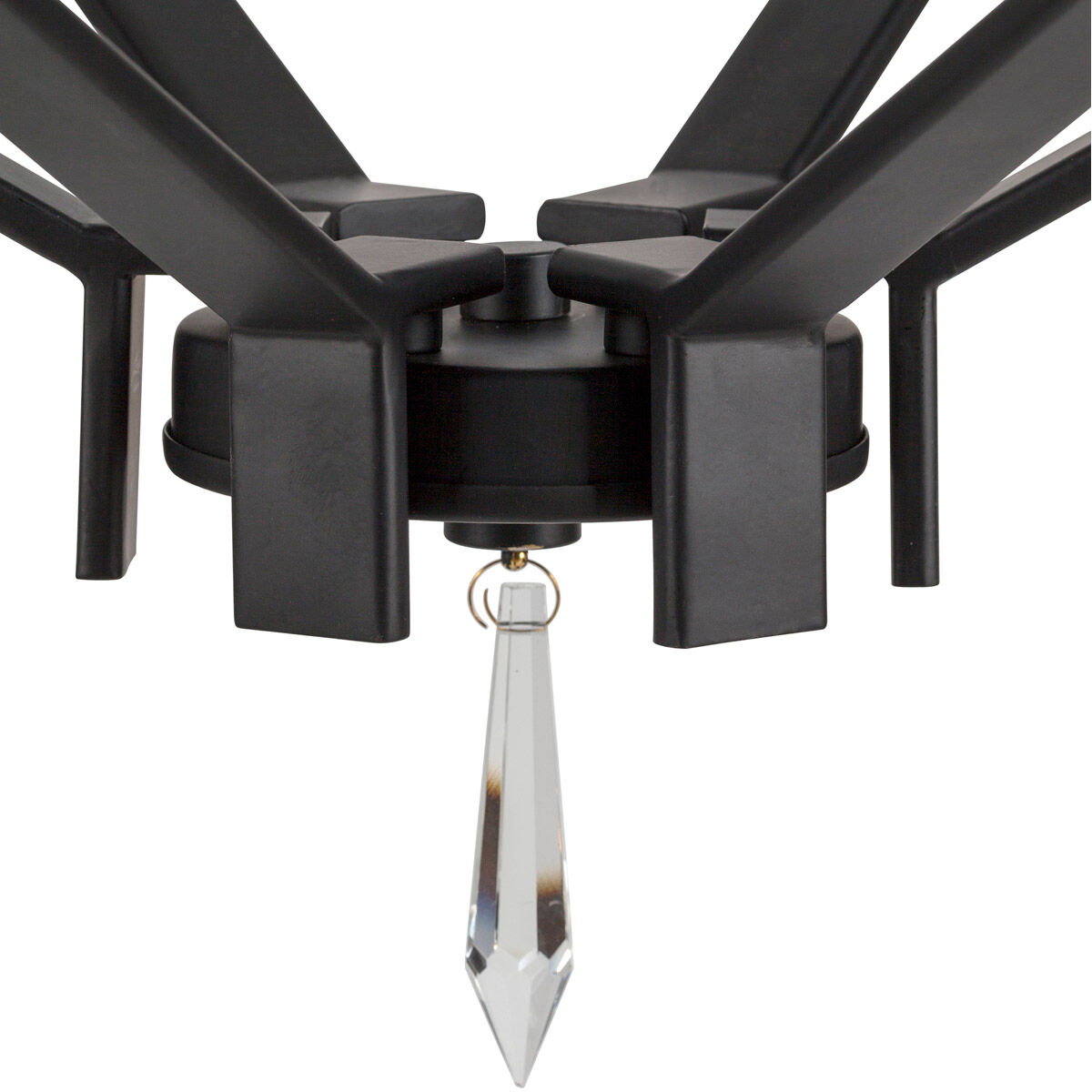 Robin 6 Light 26 inch Black Chandelier Ceiling Light