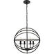 Octavia 4 Light 18 inch Dark Brown Pendant Ceiling Light