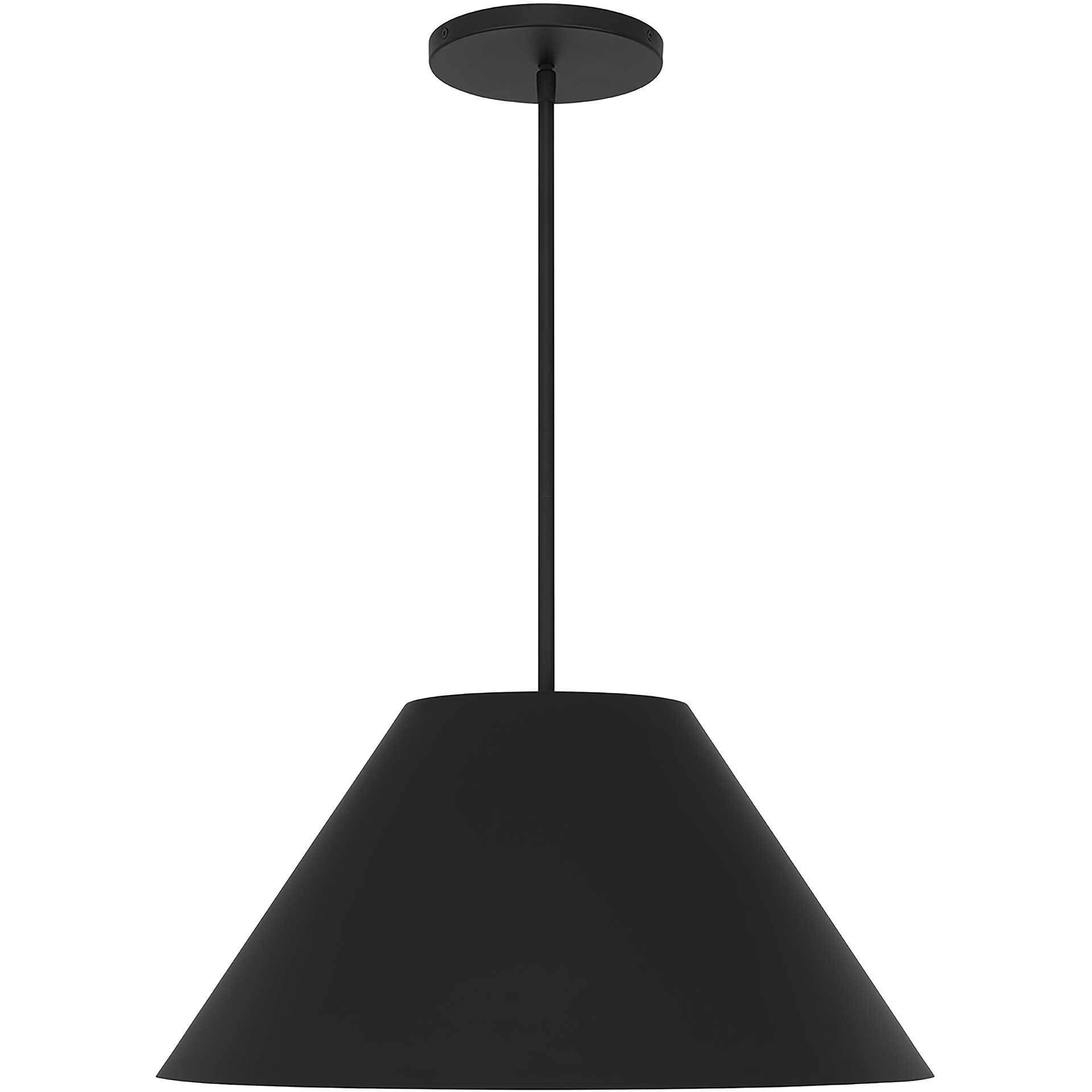 Jaz LED 21.88 inch Sand Black Outdoor Pendant