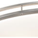 Clarion 6 Light 32.5 inch Brushed Nickel Flush Mount Ceiling Light