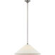 Amber Lewis Soren LED 20 inch Polished Nickel Pendant Ceiling Light