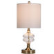 Mava 24 inch 100.00 watt Satin Brass Table Lamp Portable Light
