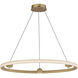 Nodes LED 32 inch Gold Ring Pendant Ceiling Light