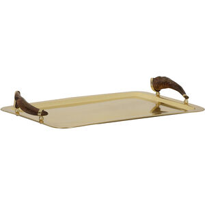 Milo Gold and Brown Tray