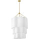 Gwen 9 Light 27 inch Lacquered Brass Chandelier Ceiling Light