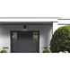 Outpost 1 Light 7 inch Black Outdoor Wall Mount in Without Photocell