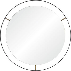Jericho 31 X 31 inch Matte Black Wall Mirror