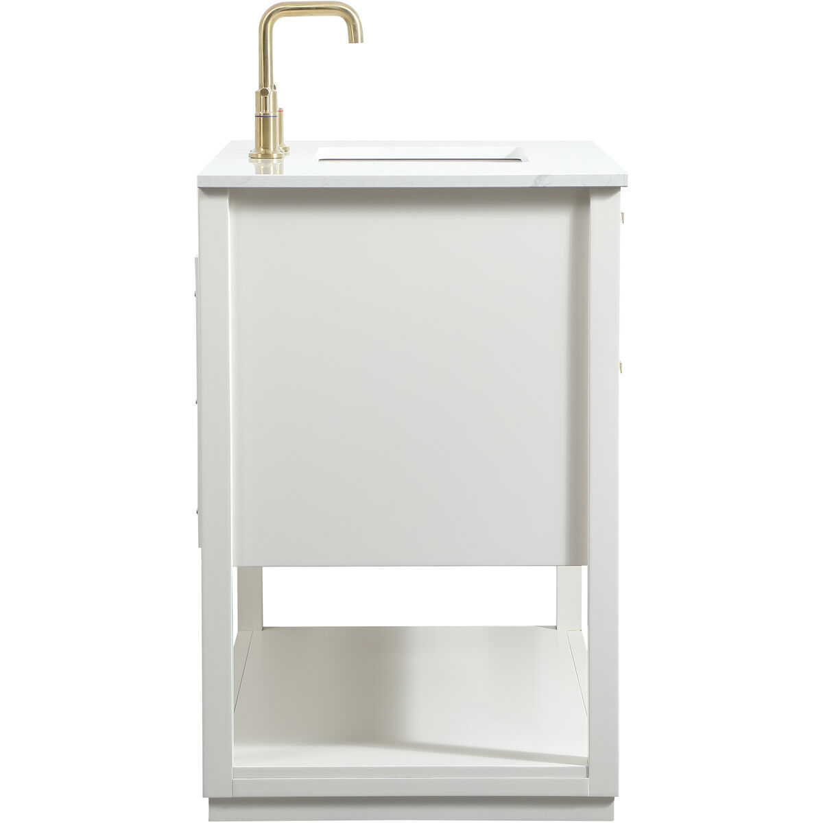 Larkin 42 X 22 X 34 inch White Vanity Sink Set