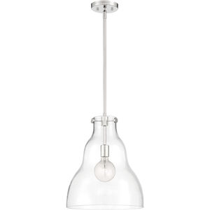 Lakeview 1 Light 14 inch Polished Nickel Pendant Ceiling Light