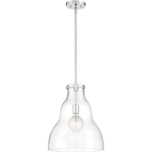 Lakeview 1 Light 14 inch Polished Nickel Pendant Ceiling Light