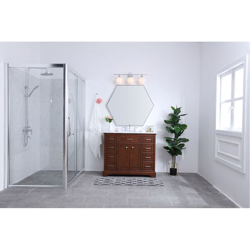 Gene 3 Light 28 inch Chrome Wall sconce Wall Light