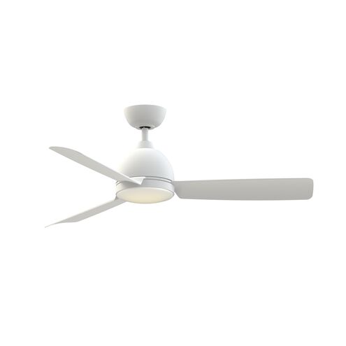 Starboard L 52 inch Matte White Fan-Uni